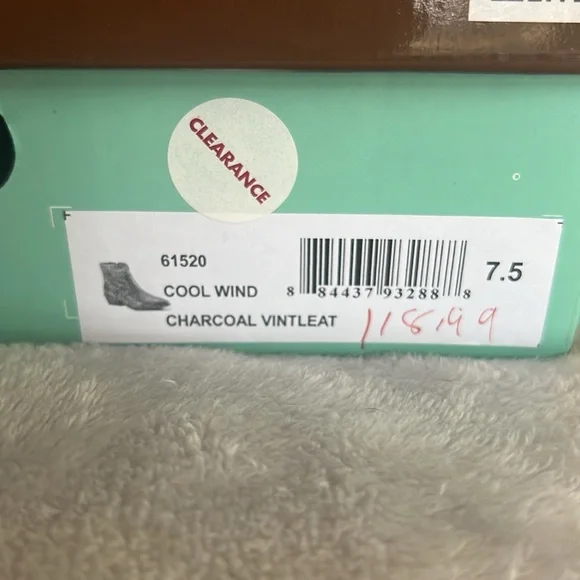 Diba True Bootie, Cool Wind, color Charcoal Vintleat - Picture 8 of 8